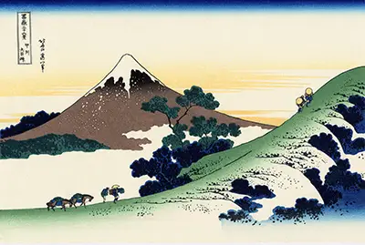 Inume Pass Koshu Hokusai